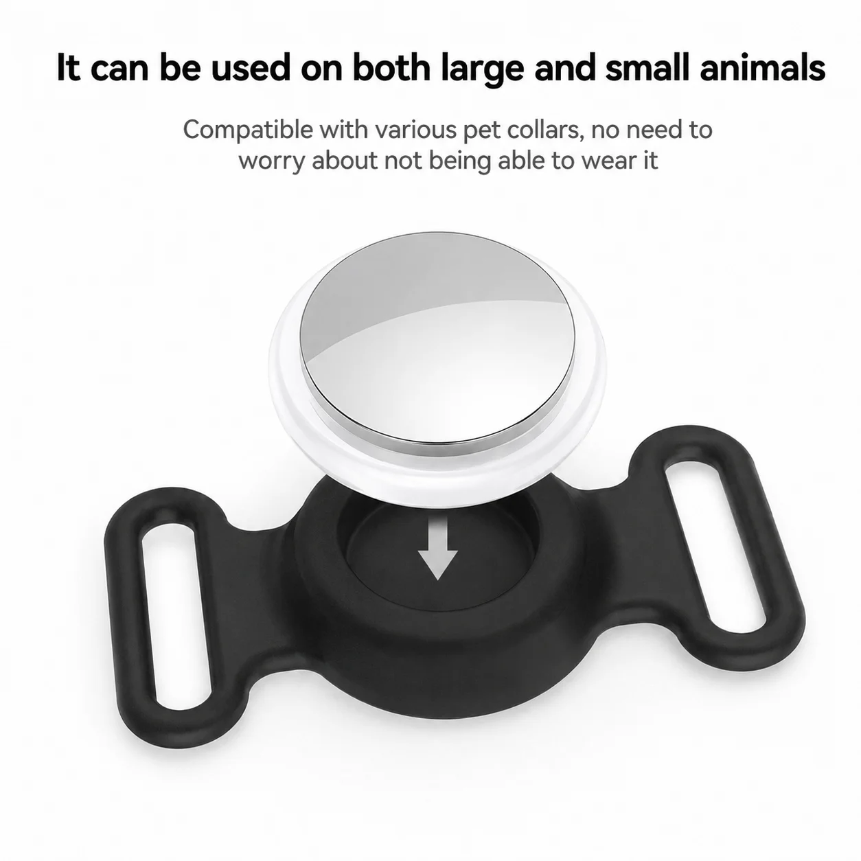 Collier GPS intelligent iOS et collier réfléchissant premium pour chat – Ensemble sécurisé et réglable anti-perte avec