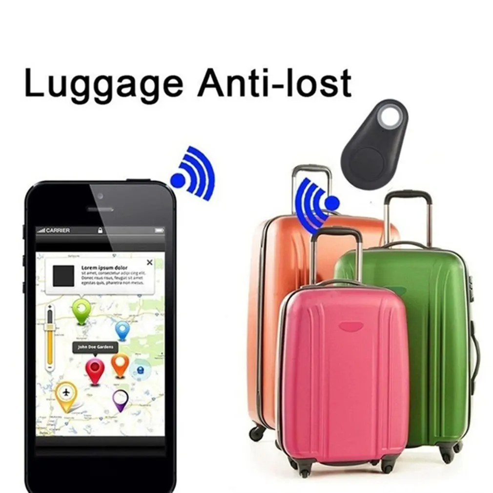 Mini mode chien intelligent animaux de compagnie Bluetooth 4.0 GPS Tracker Anti-perte alarme étiquette sans fil enfant