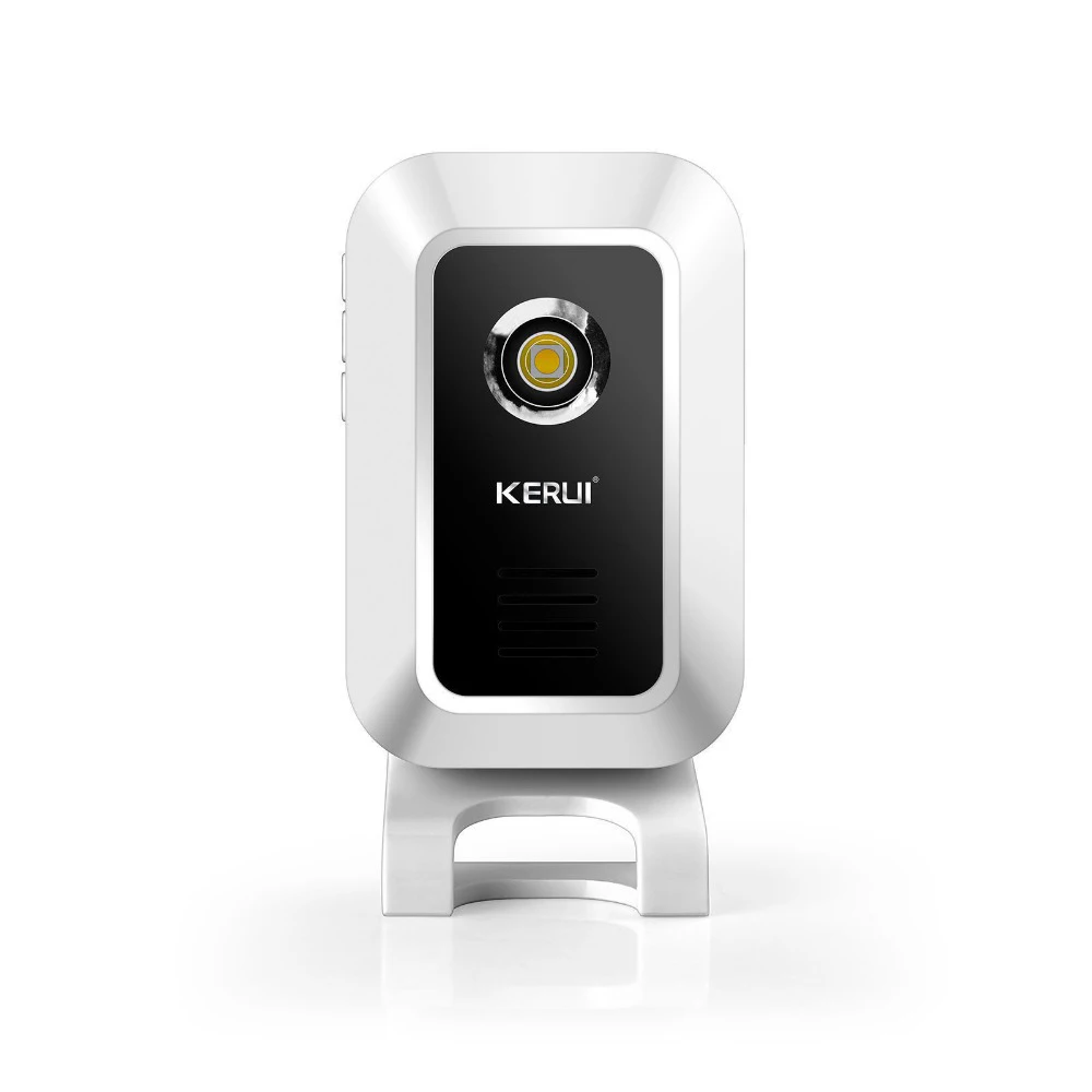 KERUI M7-Capteur de mouvement de bienvenue sans fil, alarme de sécurité, sonnette de porte, veilleuse LED, maison