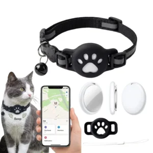 Ensemble de collier traceur GPS pour animaux de compagnie (chats et chiens), accessoires pour animaux, compatible avec