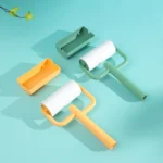 Rouleau anti-peluches autonettoyant, brosse dépoussiérante sur 2 côtés, dissolvant de poils d'animaux, pour enlever les