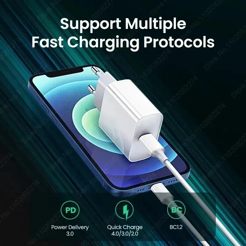 PD 30W Chargeur Rapide Pour iPhone 15 11 12 13 14 16 Pro Max Plus XR X XS Max Chargeur De Charge Rapide USB Type C