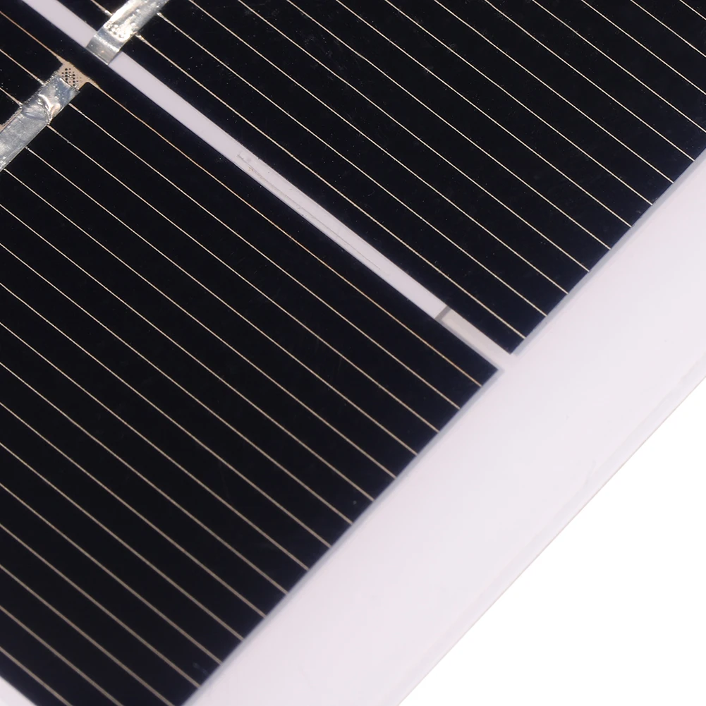 Chargeur solaire portable 3W 5V en polysilicium pour bricolage, générateur de batterie extérieur, batterie externe,