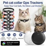 Traceur GPS pour animaux de compagnie à distance, étanche, suivi en temps réel, collier d'alerte de mouvement,