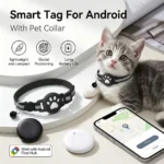 Traceur GPS intelligent compatible Google Find Hub pour collier de chat, localisateur d'objets, portefeuille, valise,