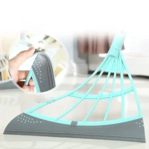 Balai grattoir de sol en Silicone, essuie-glace antiadhésif pour cheveux et poussière pour salle de bain, outil de