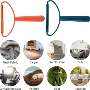 Nettoyeur de peluches Portable et réutilisable pour animaux de compagnie, 1 pièce, pour tapis, canapé, râteau, grattoir