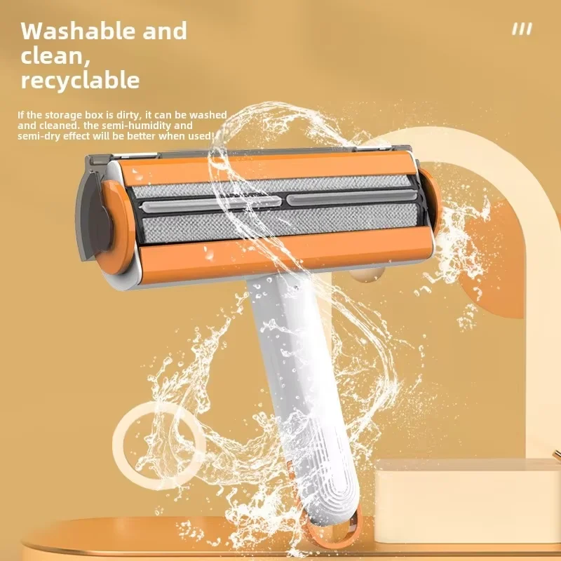 Brosse multifonctionnelle portable et lavable pour animaux de compagnie, outil efficace pour enlever les poils de