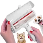 Rouleau d'épilation pour animaux de compagnie, dissolvant de fourrure pour chiens et chats avec Base autonettoyante,