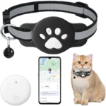 Traqueur Bluetooth compatible avec Google Find My (Android uniquement), traqueur pour animaux de compagnie, traqueur de