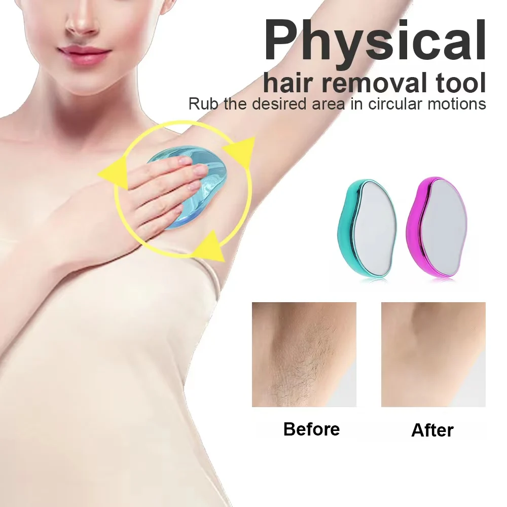 Épilation Physique Épilateurs Cristal Gomme À Cheveux Sûr Facile Nettoyage Réutilisable Corps Lisse Beauté Épilation