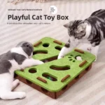 Jouet de Puzzle en feutre pour chat, boîte de Puzzle, jouet d'exercice avec balle, sport d'intérieur, divertissement,