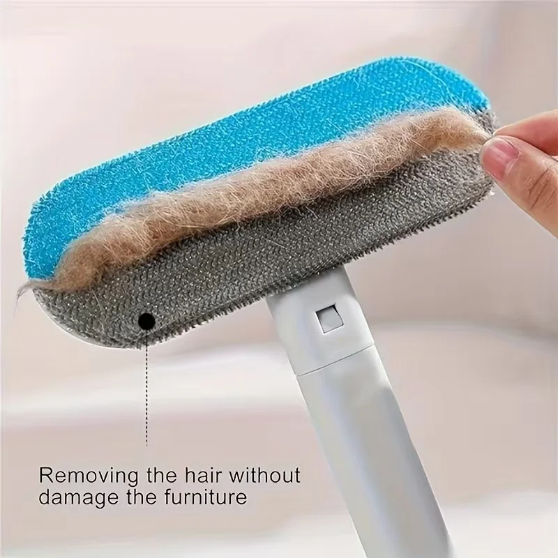 Éliminateur de poils pour meubles d'animaux, adapté aux canapés, tapis, vêtements, literie, brosse de nettoyage