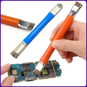 Brosse antistatique ESD sûre à Double/simple tête pour carte mère de téléphone, Circuit imprimé PCB, outil de nettoyage