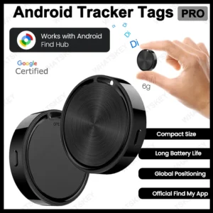 Traceur GPS Google Find My Tag, compatible Android, AirTag Google, GPS portable pour vélo, GPS Android pour chats,