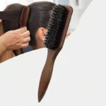 Peigne à poils marron à queue pointue – Unisexe, lisse et antistatique, sans enchevêtrement, sans dommages aux cheveux,