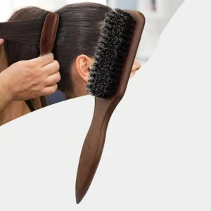 Peigne à poils marron à queue pointue – Unisexe, lisse et antistatique, sans enchevêtrement, sans dommages aux cheveux,