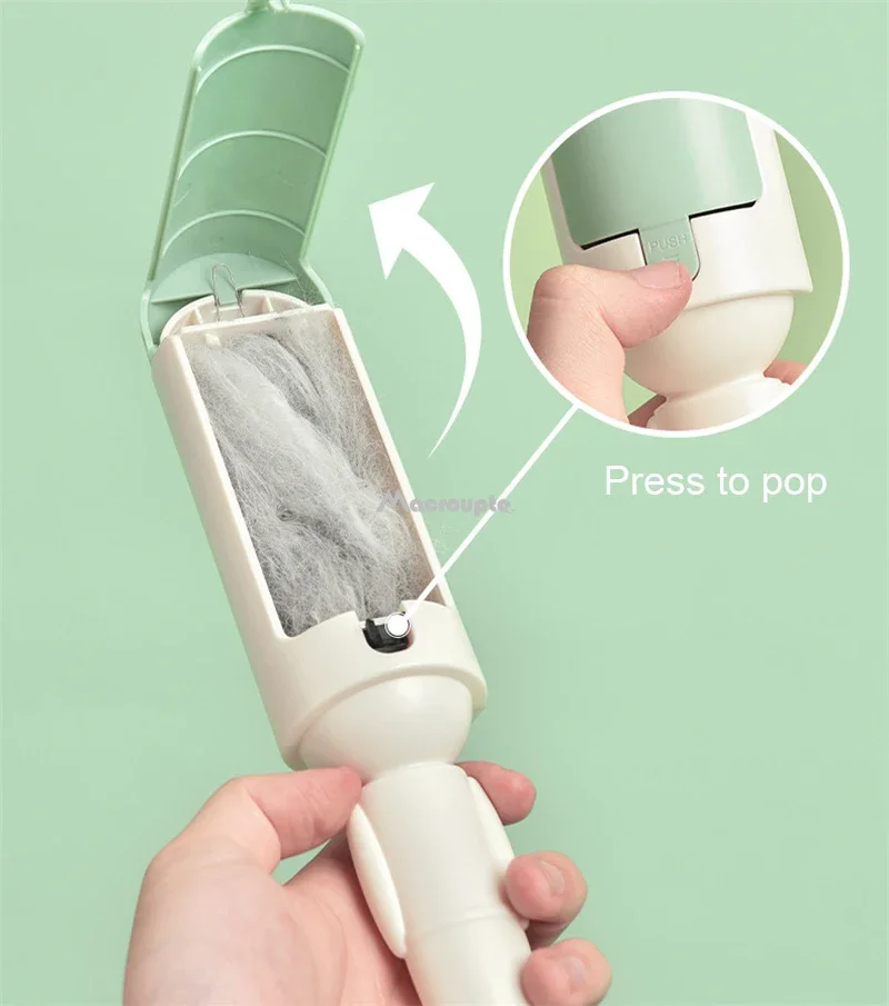Épilateur électrostatique pour animaux de compagnie, brosse polyvalente pour vêtements, autocollant pour poils de chat