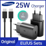 Chargeur SAMSUNG 25W Adaptateur 45W PD Type C Super Charge Rapide Samsung Galaxy S26 S25 S24 S23 S22 Ultra A54 A34