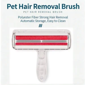 Rouleau anti-poils pour animaux de compagnie, réutilisable, autonettoyant, efficace pour éliminer les poils de chien et