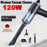 Aspirateur de voiture sans fil 9000Pa, chargement USB, appareil de nettoyage Portable 1200mAh, Mini aspirateur humide