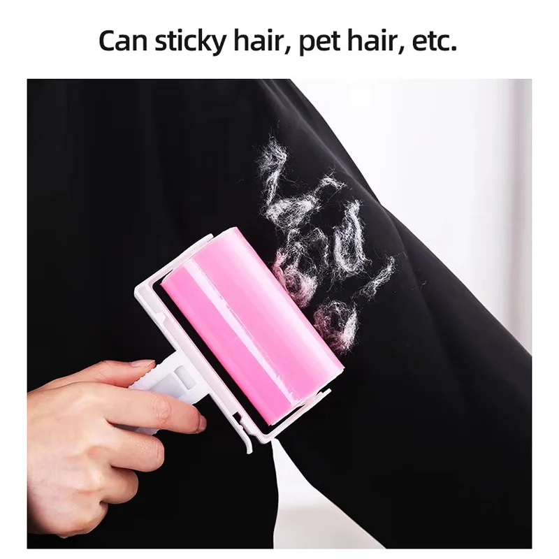 Rouleau anti-peluches réutilisable et lavable, auto-adhésif, pour vêtements, meubles, canapé, tapis, poils d'animaux,