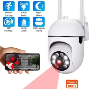 3MP WiFi caméra maison PTZ IP caméra couleur nuit Audio sans fil caméra de Surveillance Auto maison suivi sécurité CCTV