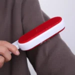 Rouleau anti-peluches autonettoyant, brosse dépoussiérante sur 2 côtés, dissolvant de poils d'animaux, pour enlever les