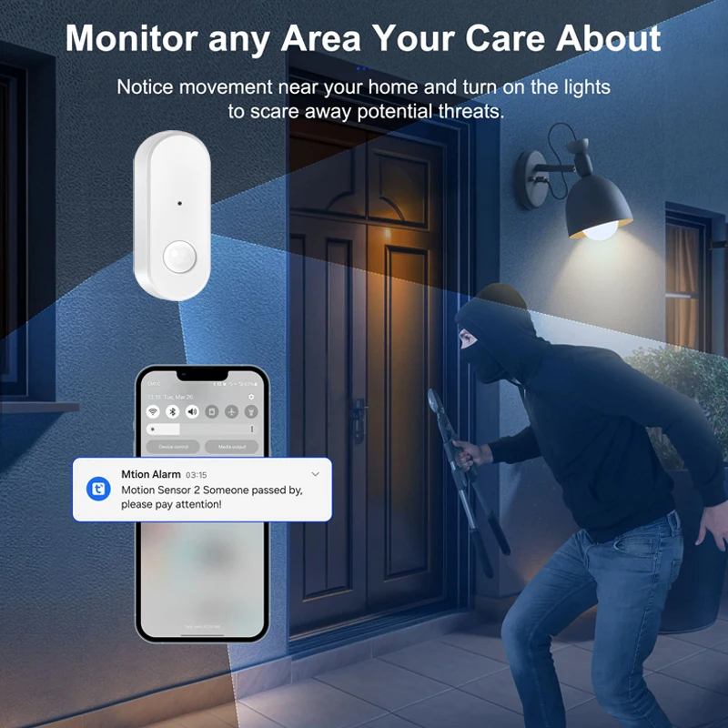 Capteur de mouvement Zigbee PIR, détecteur de mouvement infrarouge humain, alarme antivol pour la sécurité domestique,
