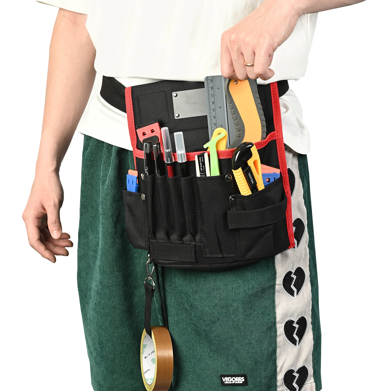 EHDIS – pochette à outils d'emballage, sac de taille, Film vinyle pour voiture, accessoires d'installation, raclette de