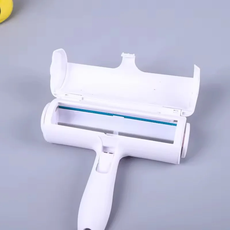 Rouleau d'épilation pour animaux de compagnie, dissolvant de fourrure pour chiens et chats avec Base autonettoyante,