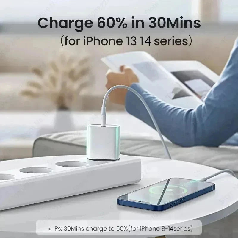 PD 30W Chargeur Rapide Pour iPhone 15 11 12 13 14 16 Pro Max Plus XR X XS Max Chargeur De Charge Rapide USB Type C
