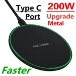 Chargeur sans fil 100W compatible avec iPhone 15/14 Plus, 14 Pro, 14 Pro Max, 13/13 Mini, SE 2022, 12, 11, X, 8,Samsung