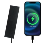 Plaque solaire étanche 1W 5V avec sortie Type-C, système d'alimentation d'urgence léger pour téléphones portables,