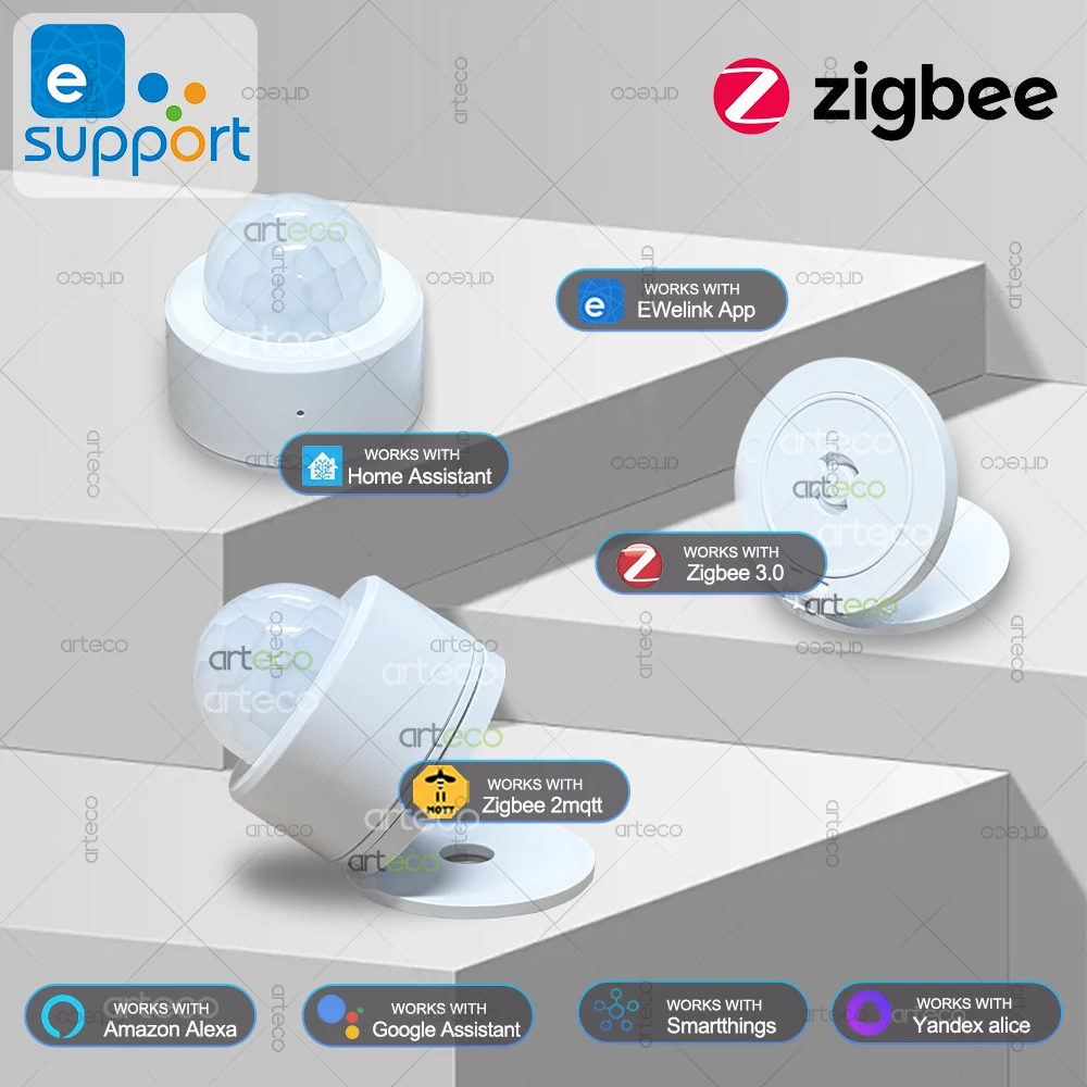Zigbee Mini détecteur de mouvement PIR capteur PIR intelligent de corps humain capteur d'alarme antivol de sécurité