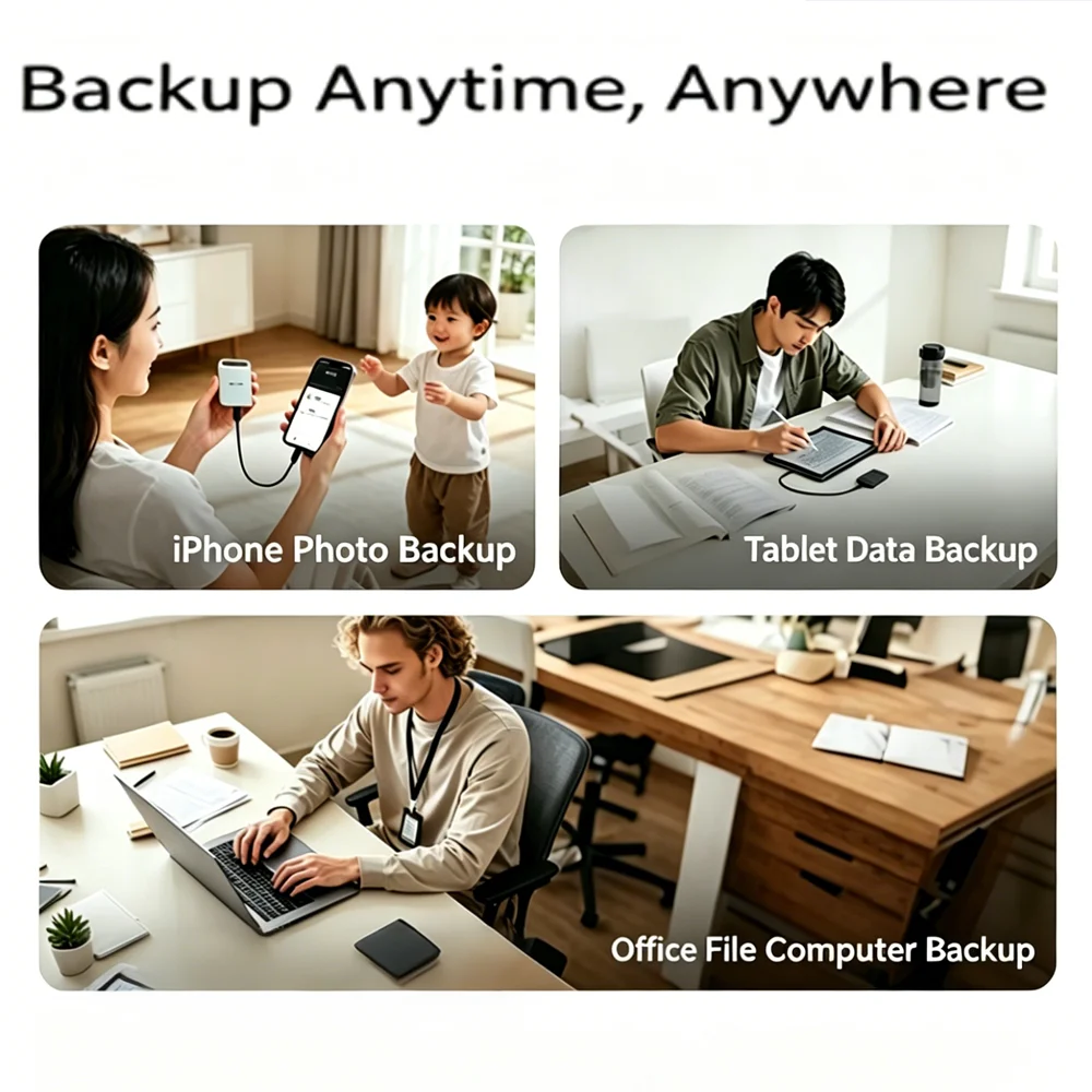 Dispositif de stockage externe portable fiable et mince, SSD 1TB 4TB 16TB 128TB haute vitesse pour ordinateur portable,