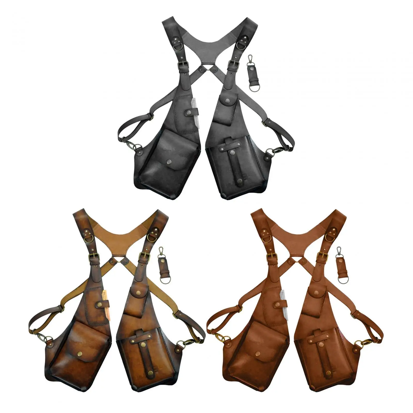 Sac à dos anti-voleur pour femmes et hommes, sac GNE sous les bras, poche portefeuille, poudres lancées, adapté pour la