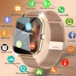 LAXASFIT 2025 nouvelle montre intelligente pour hommes cadeau pour femmes écran tactile complet montre de sport Fitness