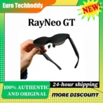RayNeo GT Lunettes Connectées AR Cinéma Privé Écran Virtuel 201" Micro OLED 1200 Nits Dolby Audio Vision Glasses pour