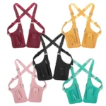 J1HE (1 paquet) portefeuille en avec sangle cachée sous les bras, accessoires réglables avec Double