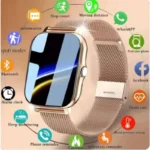 Montre connectée sportive, moniteur de santé, étanche, appels Bluetooth, pour hommes et femmes, compatible iOS et