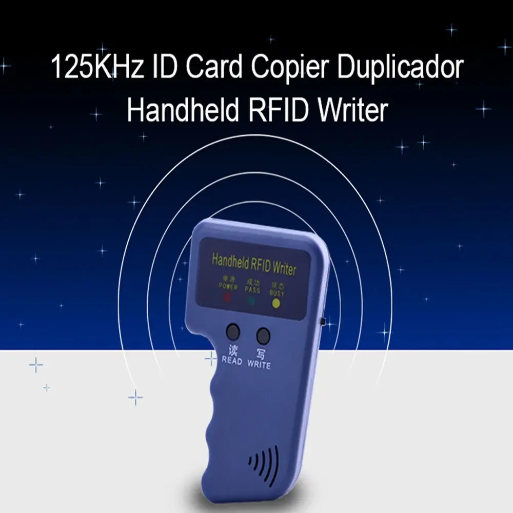 Programmateur RFID 125KHz, Duplicateur, Copieur, Lecteur-Graveur, Cloneur de Cartes d'Identité et de Clés
