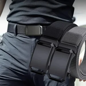 Nouvelle ceinture à boucle automatique, vêtements de travail tactiques en toile, pantalons d'entraînement militaires en