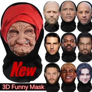 Nouveau Masque d'Halloween 2026 pour Cosplay, Jeu de Rôle, Costumes de Mascarade, Déguisements, Masques Réalistes de