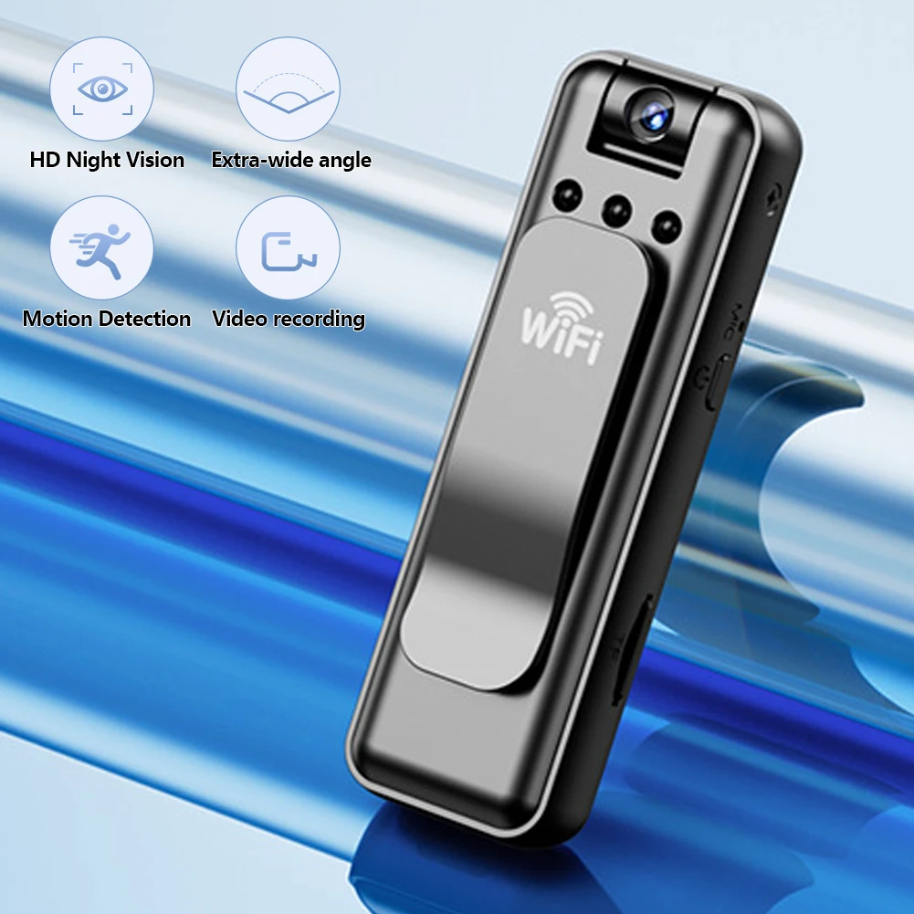 Mini caméra de Surveillance sans fil WiFi, enregistrement Audio vidéo universel, caméra de détection de mouvement