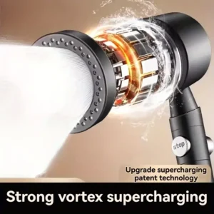 Pommeau de douche à filtre haute pression, économie d'eau, 5 Modes, pomme de douche à main, arrêt à un bouton, ensemble