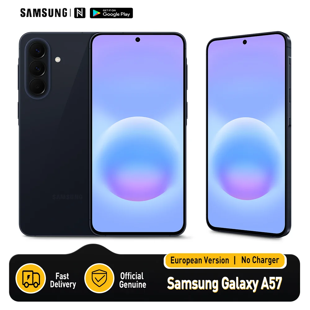 Samsung Galaxy A57 5G AI Smartphone Version Européenne NFC 6.7" Super AMOLED 120Hz Exynos 1680 50MP Batterie 5000mAh