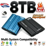 Dispositif de stockage externe portable fiable et mince, SSD 1TB 4TB 16TB 128TB haute vitesse pour ordinateur portable,
