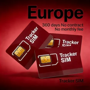 Carte SIM 4G Europe pour traceur GPS, sans contrat, 360 Mo/500 Mo, 360 jours d'itinérance LTE Cat1 M2M, pour TK303F