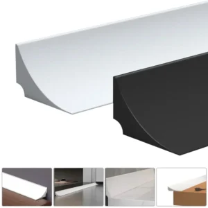 Bande d'étanchéité en Silicone pour butée d'eau, barrière de retenue pour salle de bains, cuisine, douche, barrière